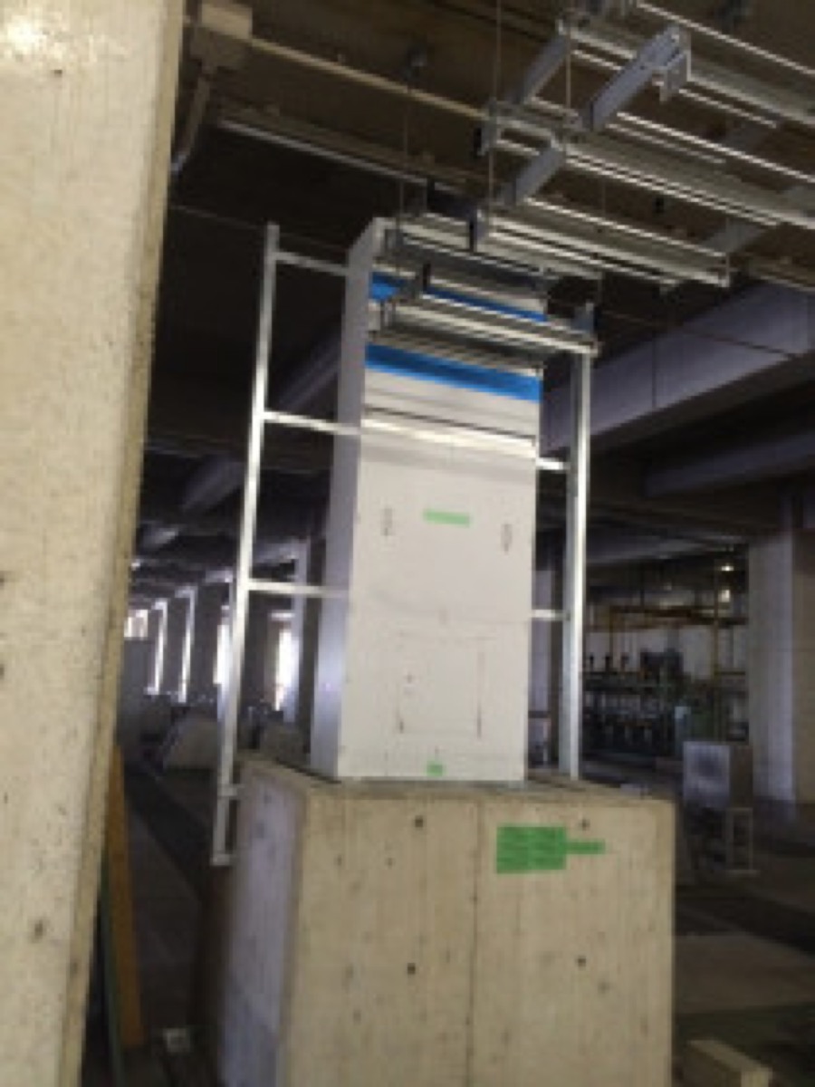 アルミ配線ダクト 浄水場施設